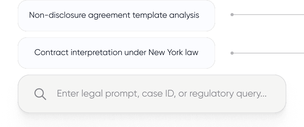 AI-powered legal intelligence search preview